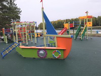 Детская игровая площадки в парке г.Белебей